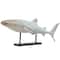 38.5" Distressed Polystone Coastal Whale Shark Décor